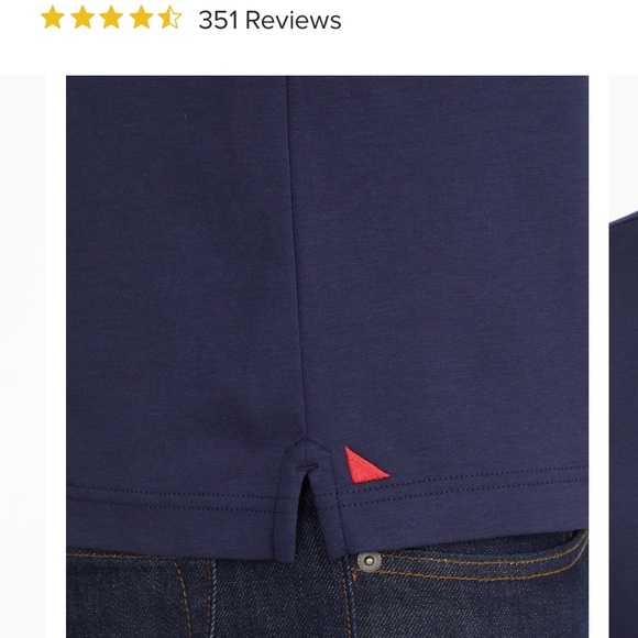 Untuckit BNWT xl dashmino wrinkle free polo - Picture 3 of 6